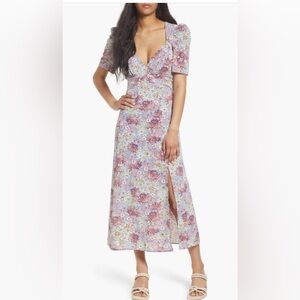 Nordstrom’s Floret Studios Floral Print Empire Waist Maxi Dress